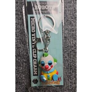 Killer Clowns From Outer Space Handmade By Robots micro vinylClip Charm Keychain